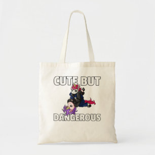 Bolsa Tote Garota 440 Jiu Jitsu Unicorn, Bonita Mas Perigosa