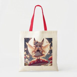Bolsa Tote Garota Anime Pixie Hippie Lua Fada