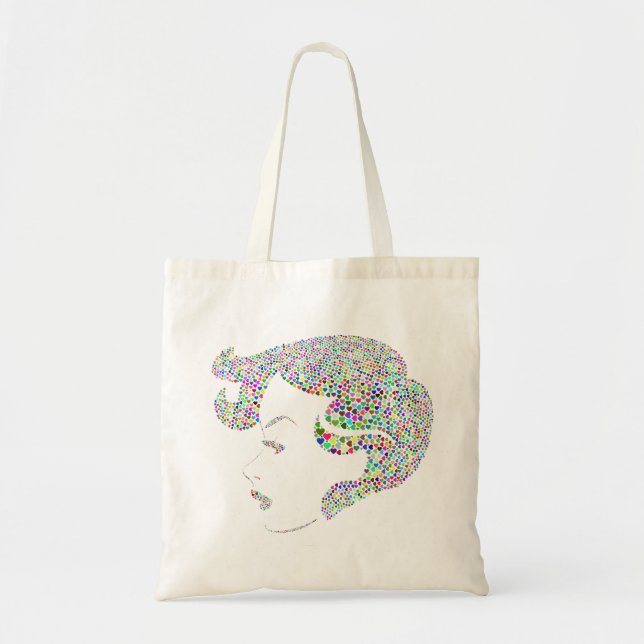 Bolsa Tote Garota com coração (Frente)