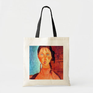 Bolsa Tote Garota com rabo-de-porco, Modigliani