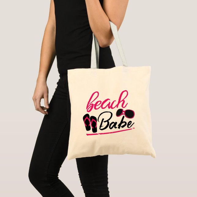 Bolsa Tote garota da praia (Frente (produto))