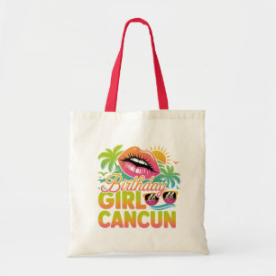 Bolsa Tote Garota de Aniversário Cancun 2026 Viagem de Férias