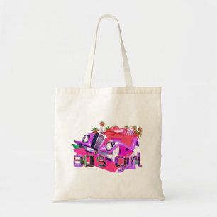 Bolsa Tote Garota de anos 80 Rosa