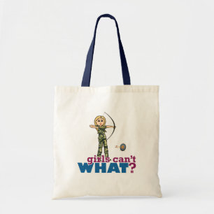 Bolsa Tote Garota de Arqueiros de Camuflagem - Loira