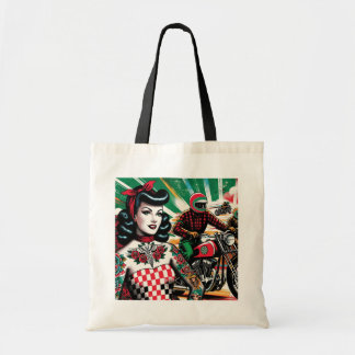 Bolsa Tote Garota de Motocicleta