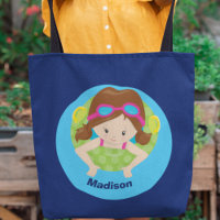 Garota de Natação Personalizada