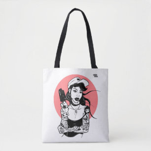 BOLSA TOTE GAROTA DE SORVETE TATUADA