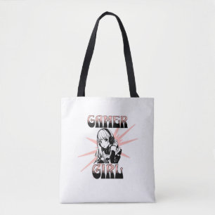 Bolsa Tote Garota Gamer Personalizada   Jogos 