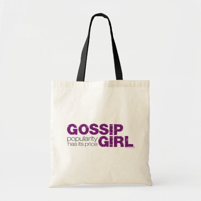 Bolsa Tote Garota Gossip - A Popularidade Tem Seu Preço (Frente)