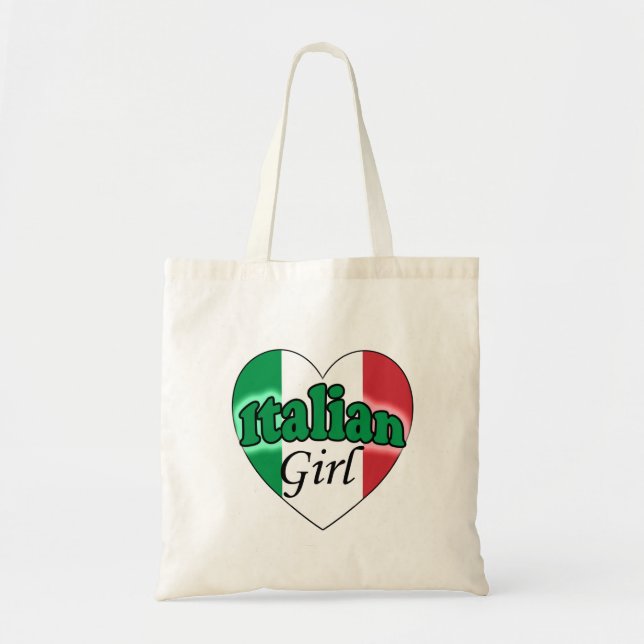 Bolsa Tote Garota italiana - Na moda e Patrimônio Italiano Or (Frente)