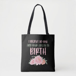 Bolsa Tote Garota, parteira, bebezinho, Doula
