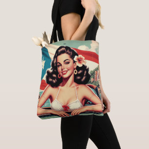 Bolsa Tote Garota Porto-Riquenha Vintage