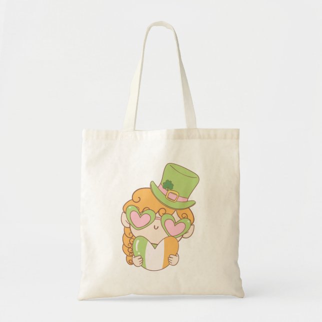 Bolsa Tote garota sortuda, Dia de São Patrício (Frente)