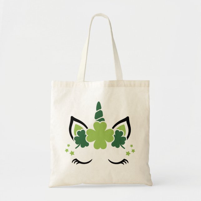 Bolsa Tote garota sortuda, Dia de São Patrício (Frente)
