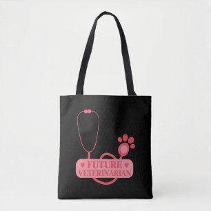 Bolsa Tote Garota Veterinária do Futuro Menina Veterinária