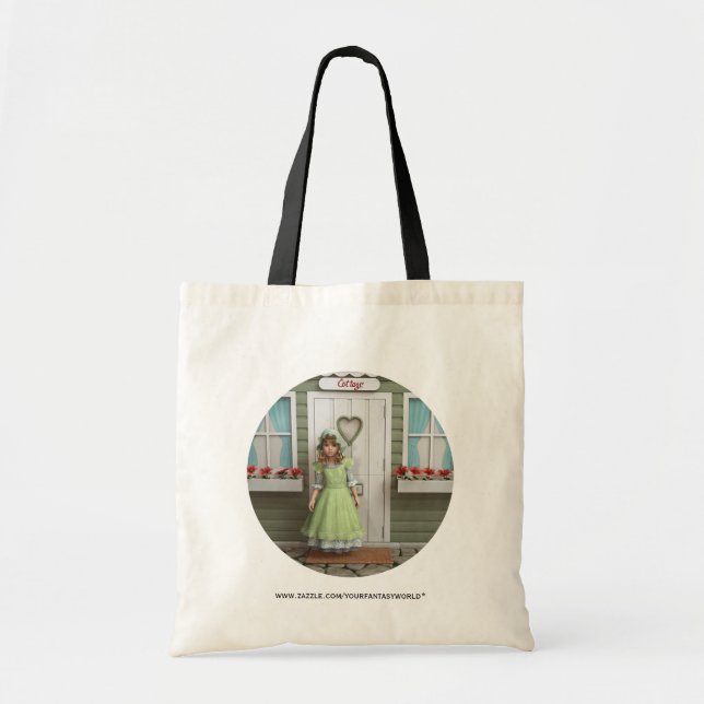 Bolsa Tote Garota Vintage (Frente)