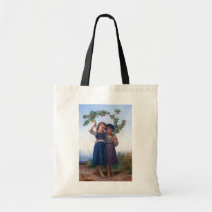 Bolsa Tote Garotas com o Ramal de Cereja, Bouguereau