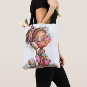 BOLSA TOTE GAROTAS DE VERÃO FOFAS ESQUISITAS E ENGRAÇADAS