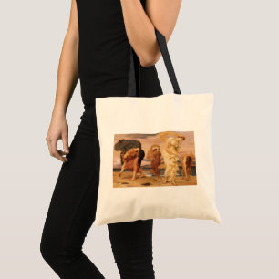 Bolsa Tote Garotas Gregas Pegando Pedras De Lorde Leighton