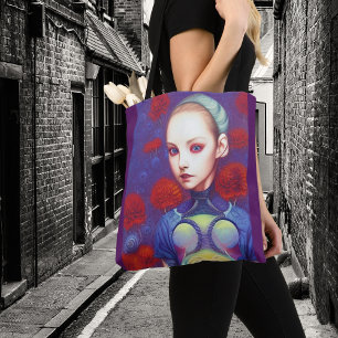 Bolsa Tote Garotas Whimsical Enfrentam Feiticeira Ninfa Toque