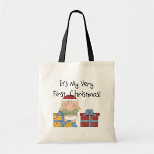 Bolsa Tote Garoto e Apresenta 1rua Camisetas de Natal e prese