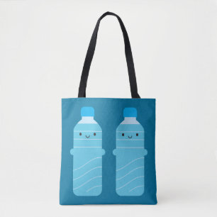 Bolsa Tote Garrafas de água de Kawaii