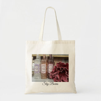 Bolsa Tote garrafas e flores