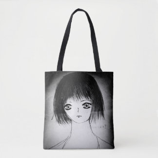 Bolsa Tote gata de anime fofa yaei