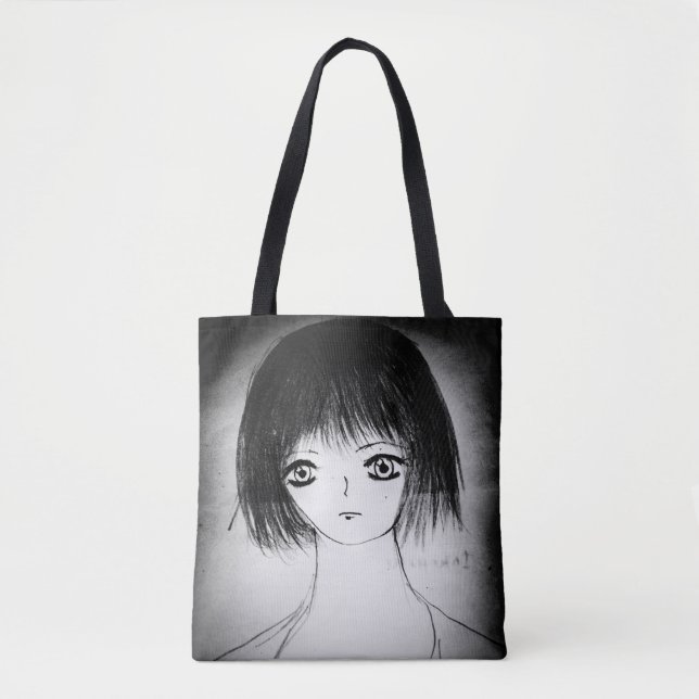Bolsa Tote gata de anime fofa yaei (Frente)