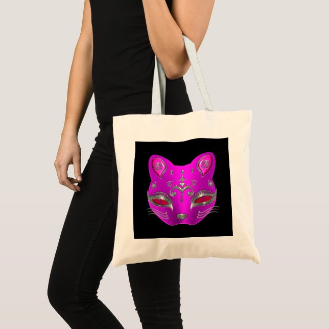 Bolsa Tote Gata Nossos Amigos Felinos Especiais (Frente (produto))