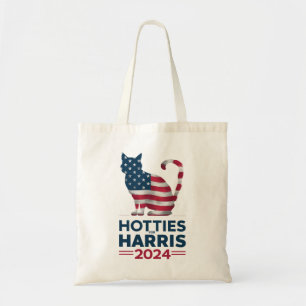Bolsa Tote Gatas Para Harris 2024 Senhoras de Gatos Kamala Ha