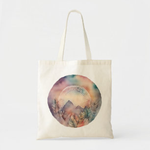 Bolsa Tote Gateway to Serenity: Montanhas e Folhagem