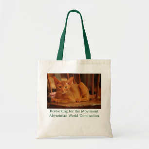 Bolsa Tote Gatinho Abyssinian