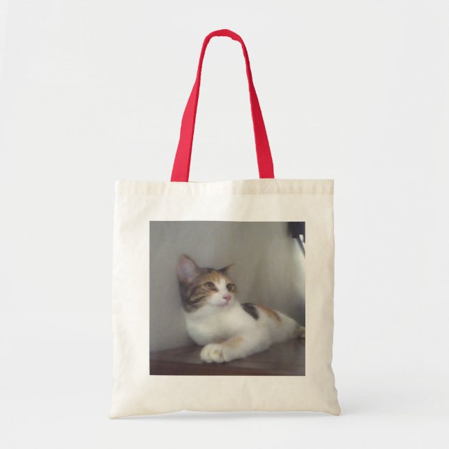 Bolsa Tote Gatinho da chita (Frente)
