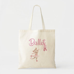 Bolsa Tote Gatinho da dança do balé