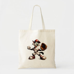 Bolsa Tote Gatinho De Beisebol Enrola Para Cima