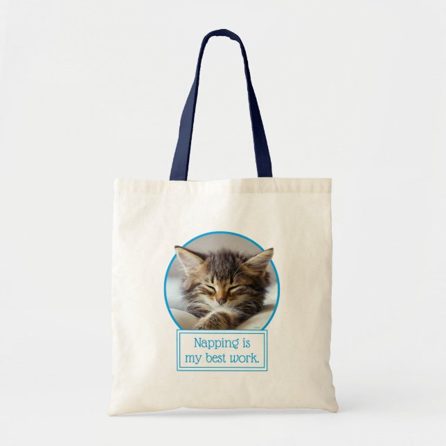 Bolsa Tote Gatinho Dormindo (Frente)
