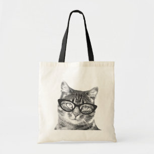 Bolsa Tote Gatinho engraçado da sacola da foto do gato com