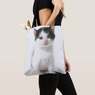 Bolsa Tote Gatinho manchado preto