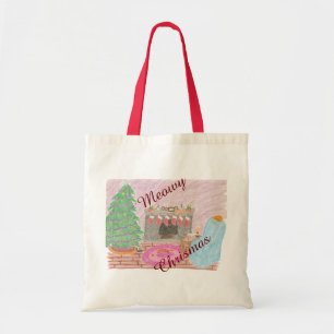 Bolsa Tote Gatinho-mas Mishead (Natal)