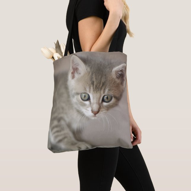 Bolsa Tote Gatinho minúsculo (Close Up)