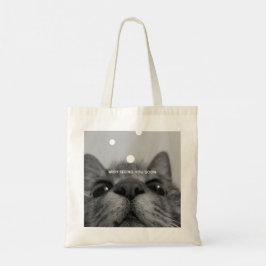 Bolsa Tote Gatinho preto&branco de 17 anos