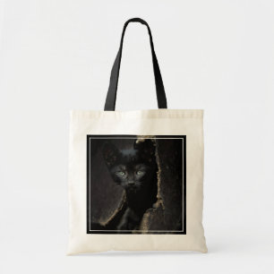Bolsa Tote Gatinho preto pequeno