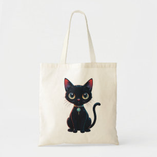 Bolsa Tote Gatinho Preto Pouco Assustador