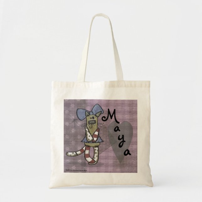 Bolsa Tote Gatinho primitivo (Frente)