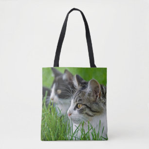 Bolsa Tote gatinhos na grama