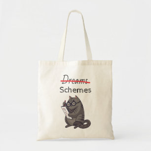 Bolsa Tote Gato Bonito Esquema De Gato Engraçado