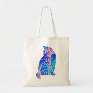 Bolsa Tote gato botânico