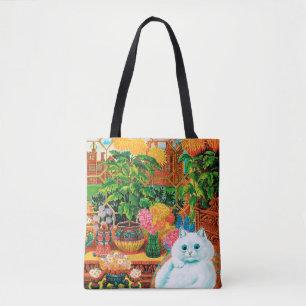 Bolsa Tote Gato Botânico, Louis Wain