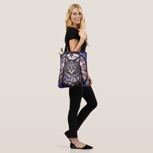 Bolsa Tote Gato Cinza  (No(a) Modelo)